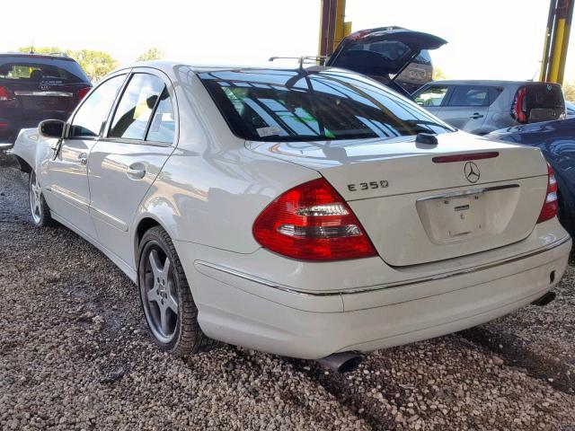 WDBUF56J96A735672 - 2006 MERCEDES-BENZ E 350 WHITE photo 3