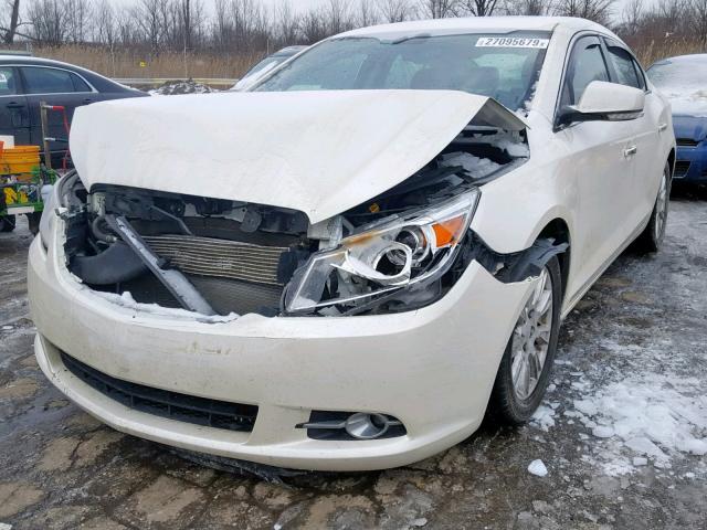 1G4GD5GR9CF173789 - 2012 BUICK LACROSSE P WHITE photo 2