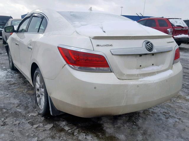 1G4GD5GR9CF173789 - 2012 BUICK LACROSSE P WHITE photo 3