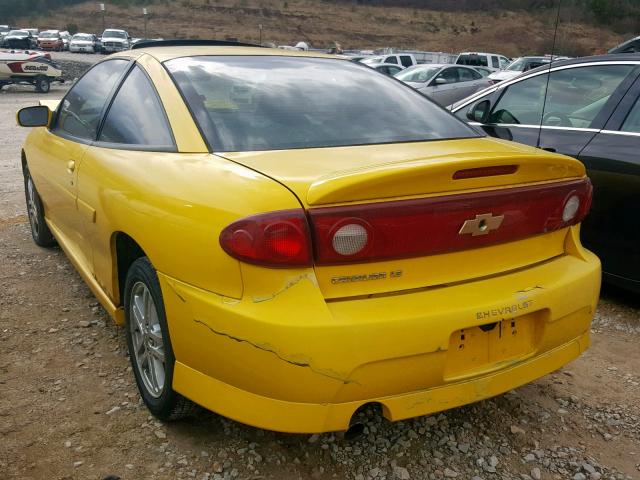 1G1JH12F257205802 - 2005 CHEVROLET CAVALIER L YELLOW photo 3