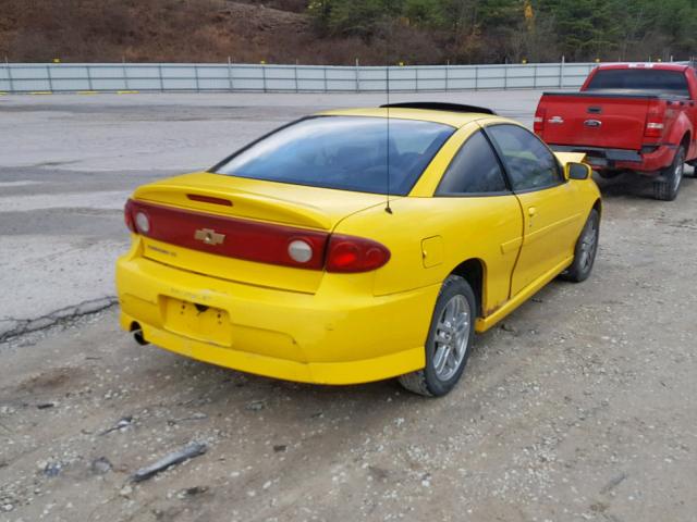 1G1JH12F257205802 - 2005 CHEVROLET CAVALIER L YELLOW photo 4