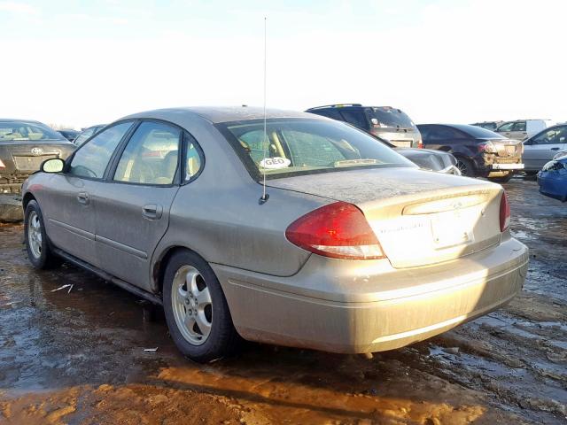 1FAFP552X4G197582 - 2004 FORD TAURUS SES TAN photo 3