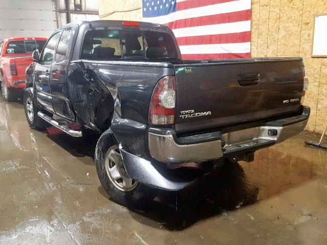 5TFUU4EN8BX020704 - 2011 TOYOTA TACOMA ACC GRAY photo 3