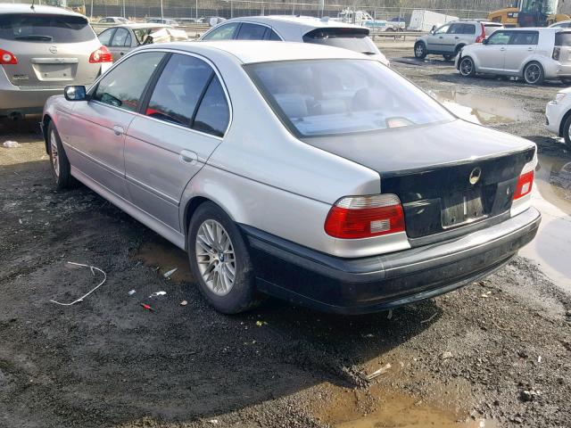 WBADT63461CF07799 - 2001 BMW 530 I AUTO SILVER photo 3