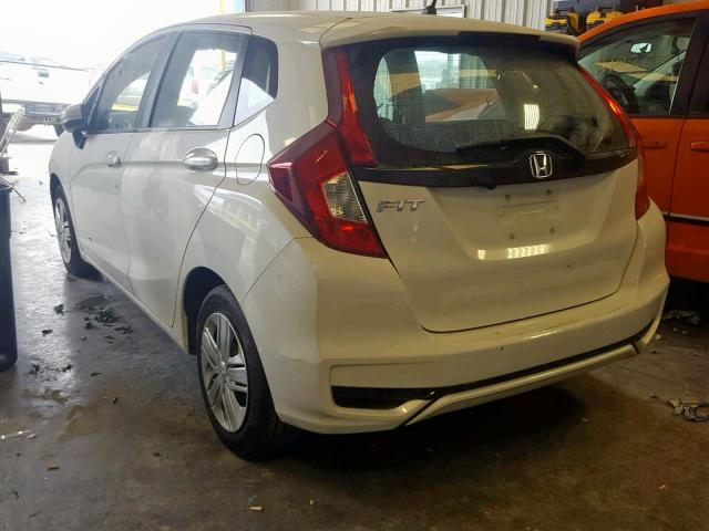 3HGGK5H47JM714785 - 2018 HONDA FIT LX WHITE photo 3