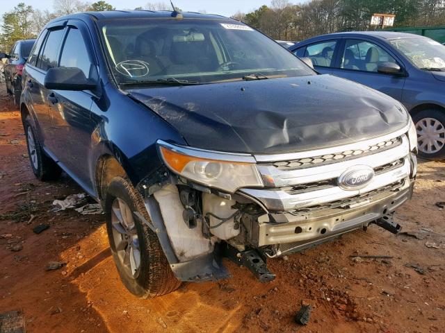 2FMDK3GC1DBC87104 - 2013 FORD EDGE SE BLACK photo 1