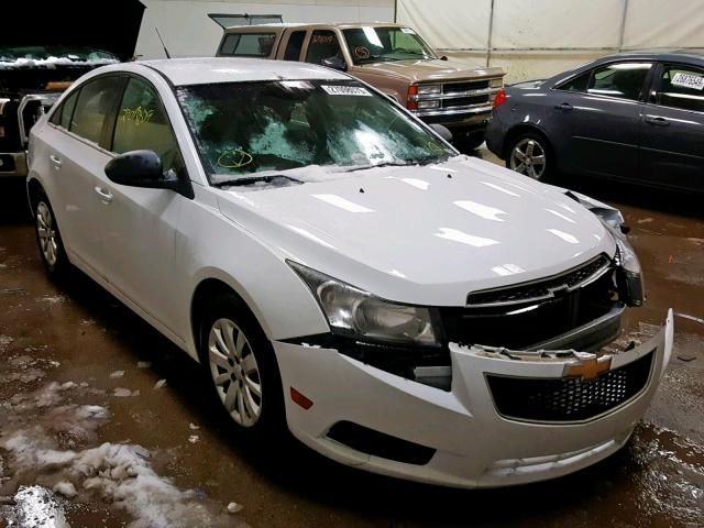 1G1PC5SH1B7107793 - 2011 CHEVROLET CRUZE LS WHITE photo 1