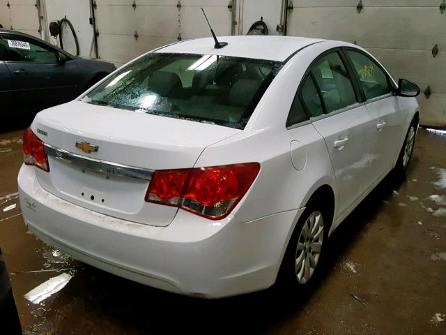 1G1PC5SH1B7107793 - 2011 CHEVROLET CRUZE LS WHITE photo 4