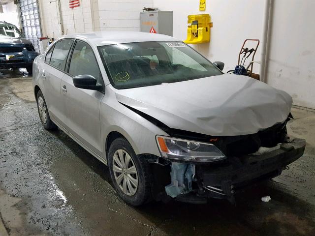 3VW2K7AJ4CM313232 - 2012 VOLKSWAGEN JETTA BASE Մոխրագույն լուսանկար 1