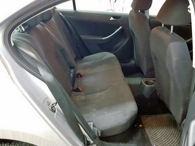 3VW2K7AJ4CM313232 - 2012 VOLKSWAGEN JETTA BASE Մոխրագույն լուսանկար 6