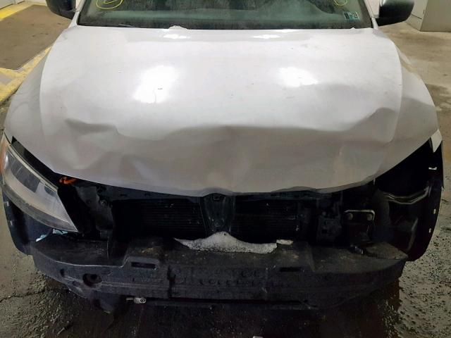3VW2K7AJ4CM313232 - 2012 VOLKSWAGEN JETTA BASE Մոխրագույն լուսանկար 7