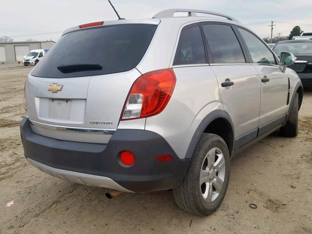 3GNAL2EK7ES512007 - 2014 CHEVROLET CAPTIVA LS ვერცხლისფერი ფოტო 4
