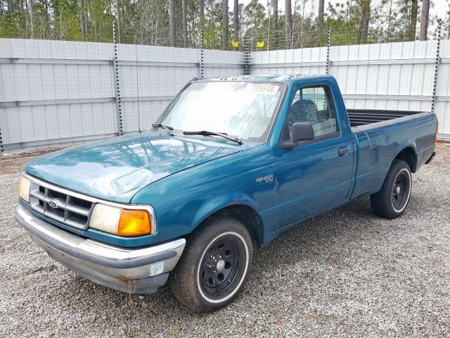 1FTCR10AXRTA06403 - 1994 FORD RANGER GREEN photo 2