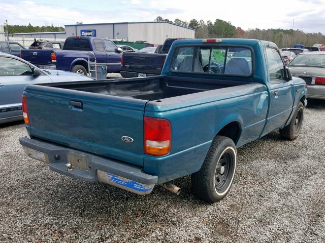 1FTCR10AXRTA06403 - 1994 FORD RANGER GREEN photo 4