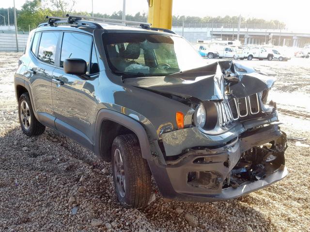 ZACCJAAB7HPE80365 - 2017 JEEP RENEGADE S GRAY photo 1