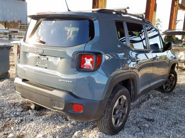 ZACCJAAB7HPE80365 - 2017 JEEP RENEGADE S GRAY photo 4