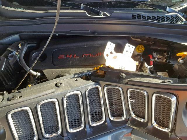 ZACCJAAB7HPE80365 - 2017 JEEP RENEGADE S GRAY photo 7