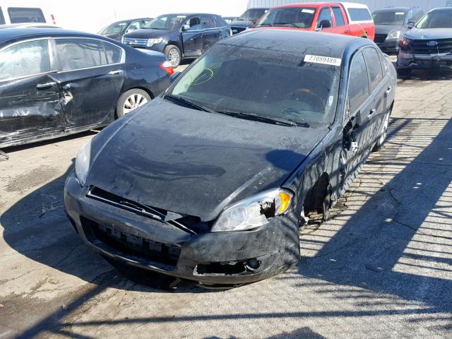 2G1WC5E30D1232473 - 2013 CHEVROLET IMPALA LTZ BLACK photo 2