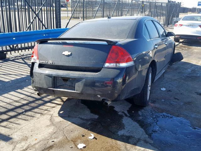 2G1WC5E30D1232473 - 2013 CHEVROLET IMPALA LTZ BLACK photo 4