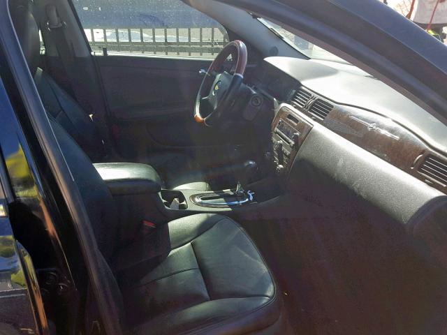 2G1WC5E30D1232473 - 2013 CHEVROLET IMPALA LTZ BLACK photo 5