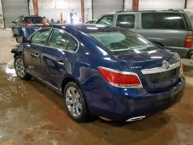 1G4GE5ED2BF287233 - 2011 BUICK LACROSSE C BLUE photo 3