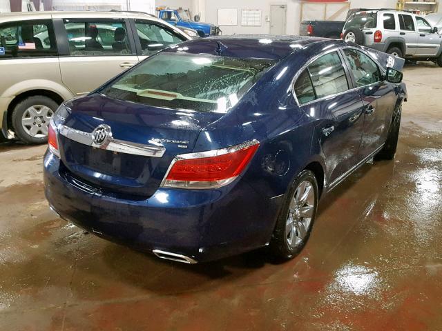 1G4GE5ED2BF287233 - 2011 BUICK LACROSSE C BLUE photo 4