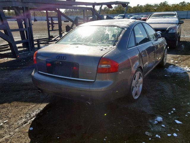 WAULD64B23N111282 - 2003 AUDI A6 2.7T QU GRAY photo 4