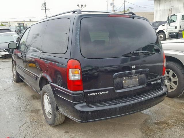 1GNDX13E73D221691 - 2003 CHEVROLET VENTURE LU BLACK photo 3