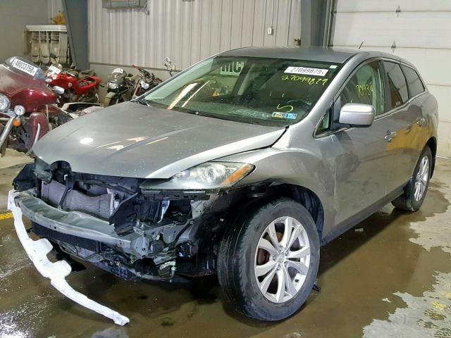 JM3ER4WL0A0307410 - 2010 MAZDA CX-7 SILVER photo 2