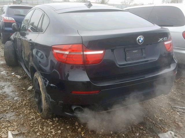 5UXFG2C59E0C44909 - 2014 BMW X6 XDRIVE3 BLACK photo 3