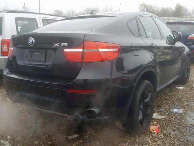 5UXFG2C59E0C44909 - 2014 BMW X6 XDRIVE3 BLACK photo 4