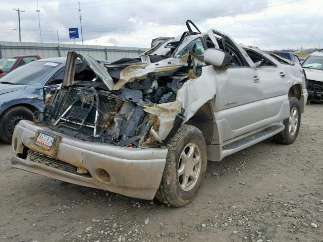 1GKEK63U25J266580 - 2005 GMC YUKON DENA SILVER photo 2