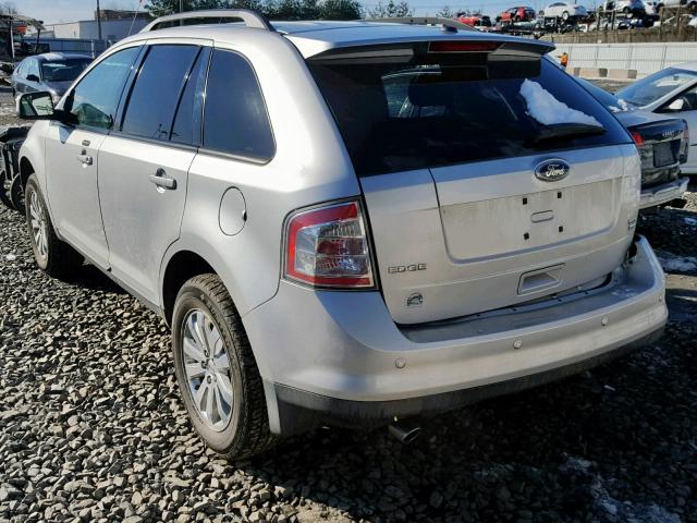 2FMDK4JC9ABB27093 - 2010 FORD EDGE SEL GRAY photo 3