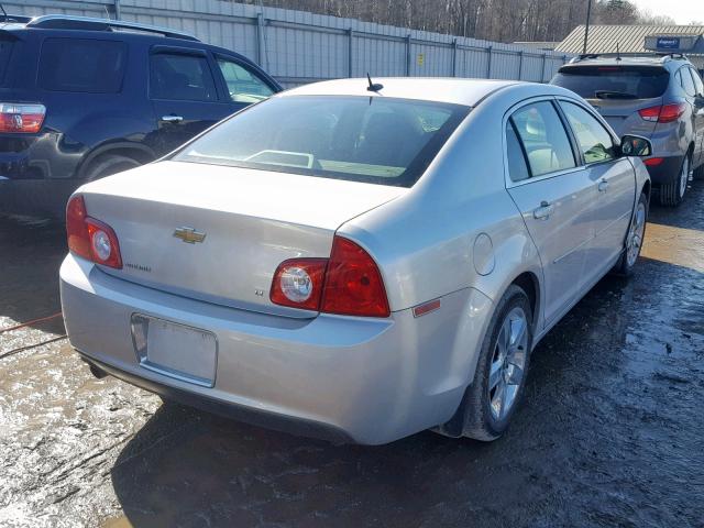 1G1ZH57B494146100 - 2009 CHEVROLET MALIBU 1LT SILVER photo 4