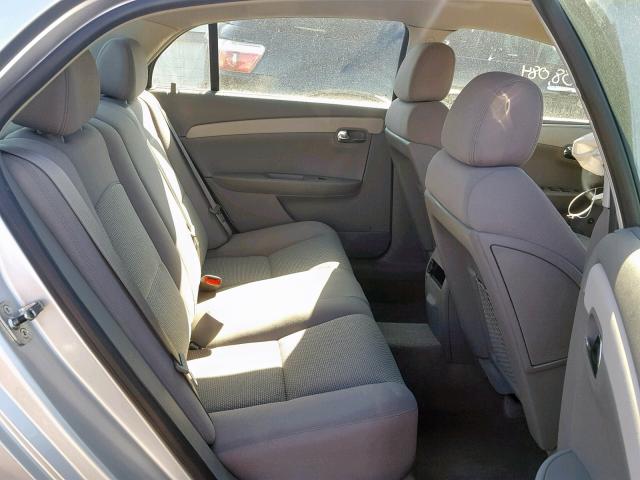 1G1ZH57B494146100 - 2009 CHEVROLET MALIBU 1LT SILVER photo 6