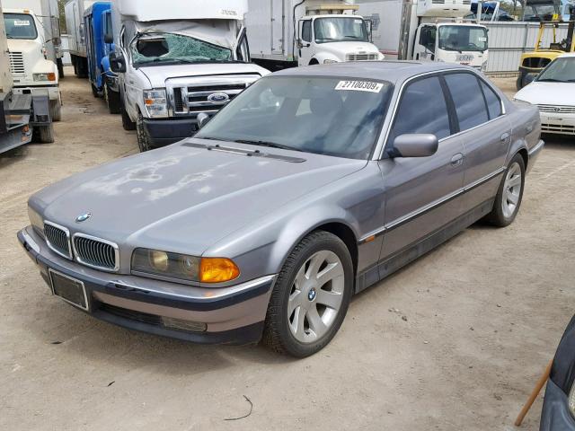 WBAGF8323WDL50004 - 1998 BMW 740 I AUTO SILVER photo 2