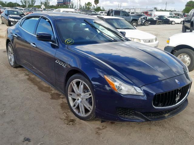 ZAM56RRA9F1136808 - 2015 MASERATI QUATTROPOR BLACK photo 1