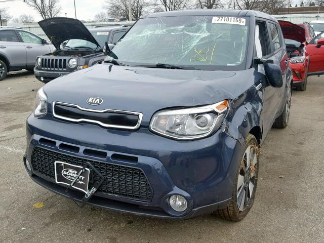 KNDJX3A50E7104210 - 2014 KIA SOUL ! BLUE photo 2