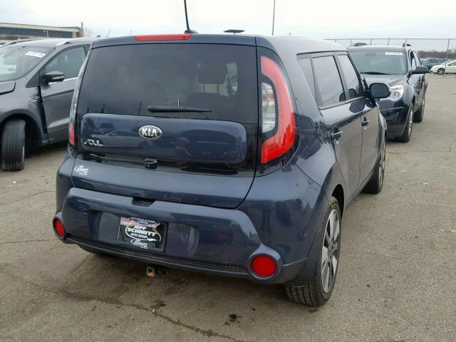 KNDJX3A50E7104210 - 2014 KIA SOUL ! BLUE photo 4