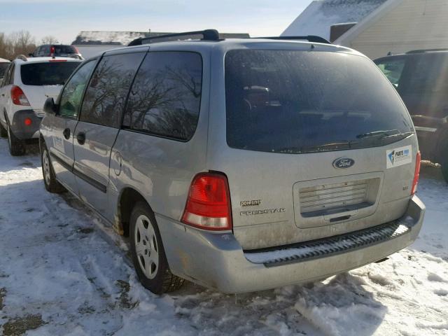 2FMZA51607BA01657 - 2007 FORD FREESTAR S SILVER photo 3