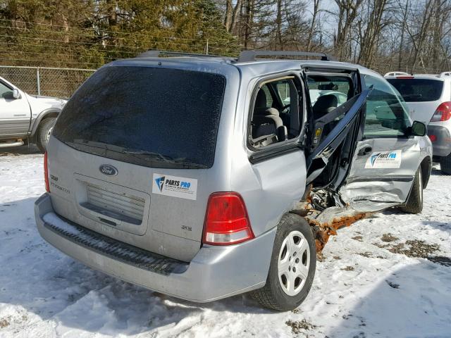 2FMZA51607BA01657 - 2007 FORD FREESTAR S SILVER photo 4