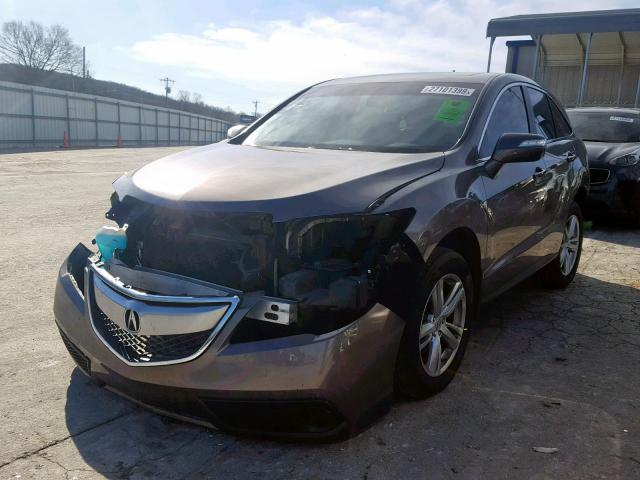 5J8TB3H36DL016328 - 2013 ACURA RDX GRAY photo 2