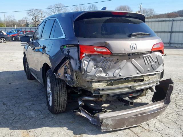 5J8TB3H36DL016328 - 2013 ACURA RDX GRAY photo 3