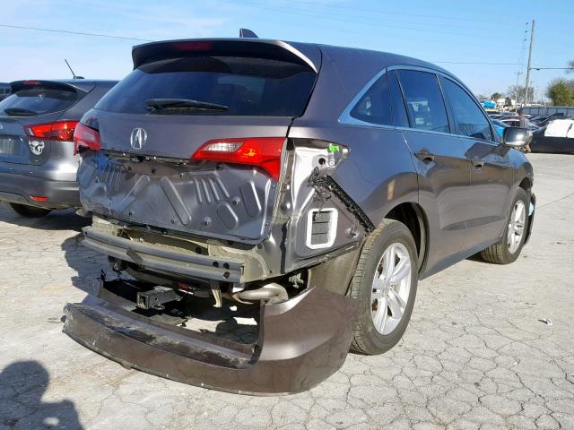 5J8TB3H36DL016328 - 2013 ACURA RDX GRAY photo 4