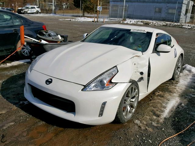 JN1AZ4EH5DM383192 - 2013 NISSAN 370Z BASE WHITE photo 2