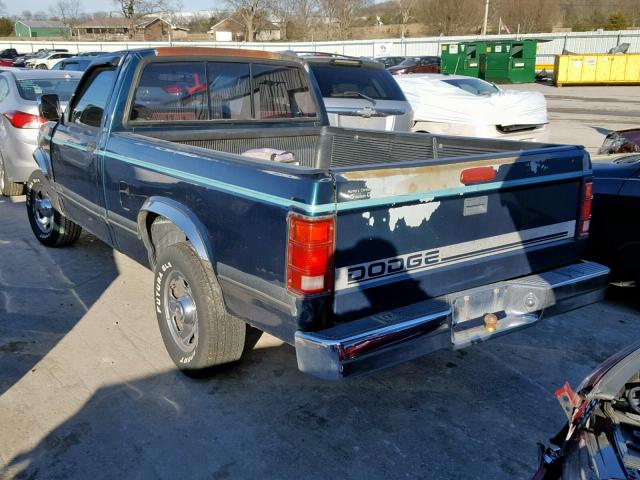 1B7FL26X1SS158520 - 1995 DODGE DAKOTA GRAY photo 3