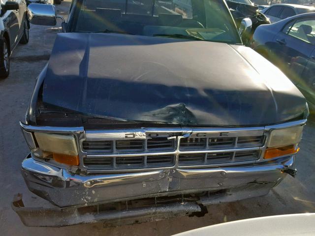 1B7FL26X1SS158520 - 1995 DODGE DAKOTA GRAY photo 7