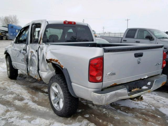 1D7HU18288S595415 - 2008 DODGE RAM 1500 S SILVER photo 3