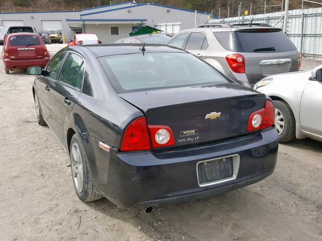 1G1ZD5EB6A4152872 - 2010 CHEVROLET MALIBU 2LT BLACK photo 3