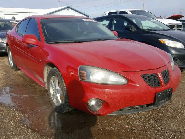 2G2WP552981105203 - 2008 PONTIAC GRAND PRIX RED photo 1